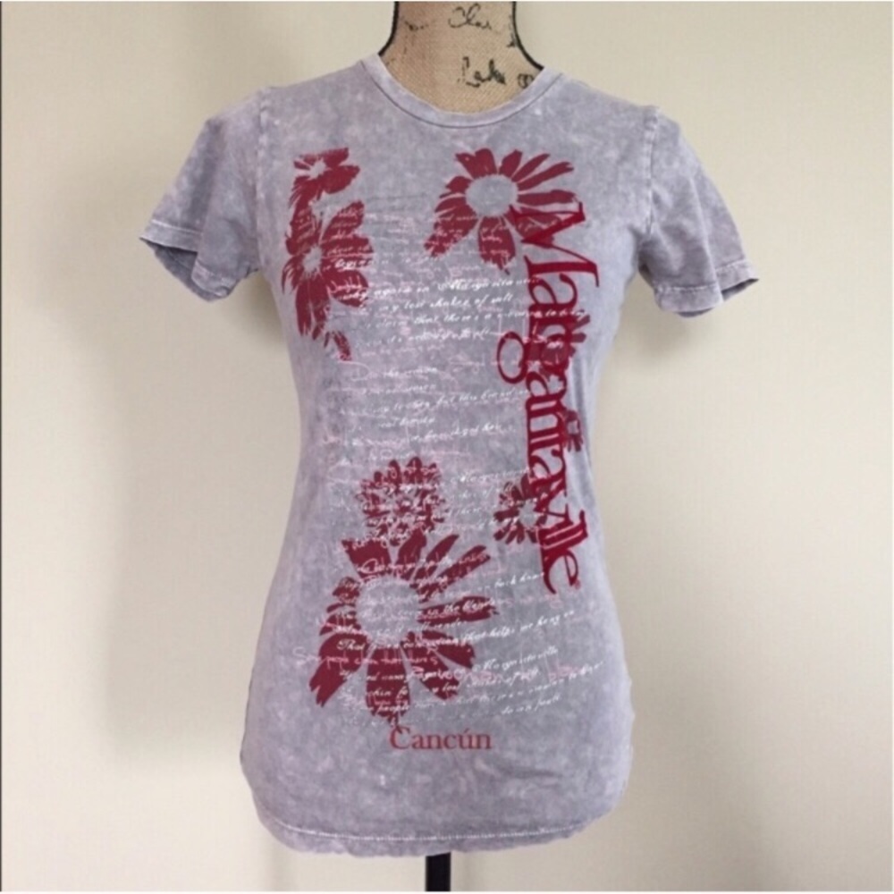 NWT-Margaritaville distress wash tee